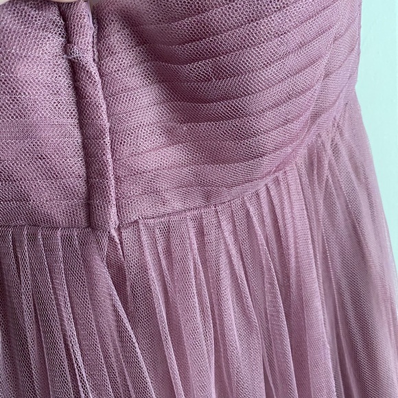 Jenny Yoo collection strapless evening gown bridesmaids dress - Picture 6 of 7